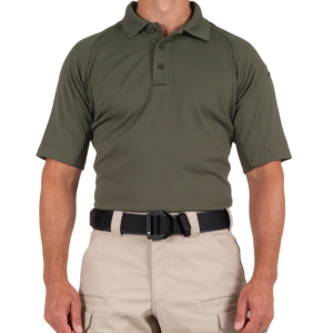GDNR Men's Performance SS Polo, OD Green