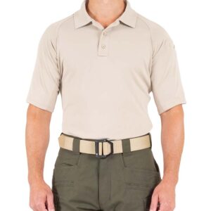 GDNR Men's Performance SS Polo, Khaki