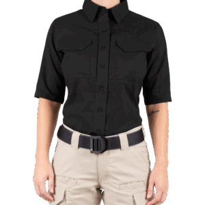 GDNR Women's V2 Tactical SS Shirt, Black