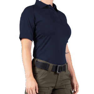 First Tactical Women's Performance Short Sleeve Polo Navy